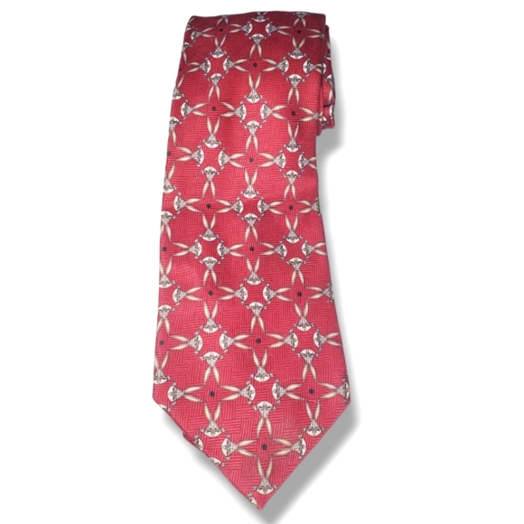 #Y Vintage 1997 Warner Bros Looney Tunes Bugs Bunny Red Neck Tie 57" x 4" - Picture 8 of 9